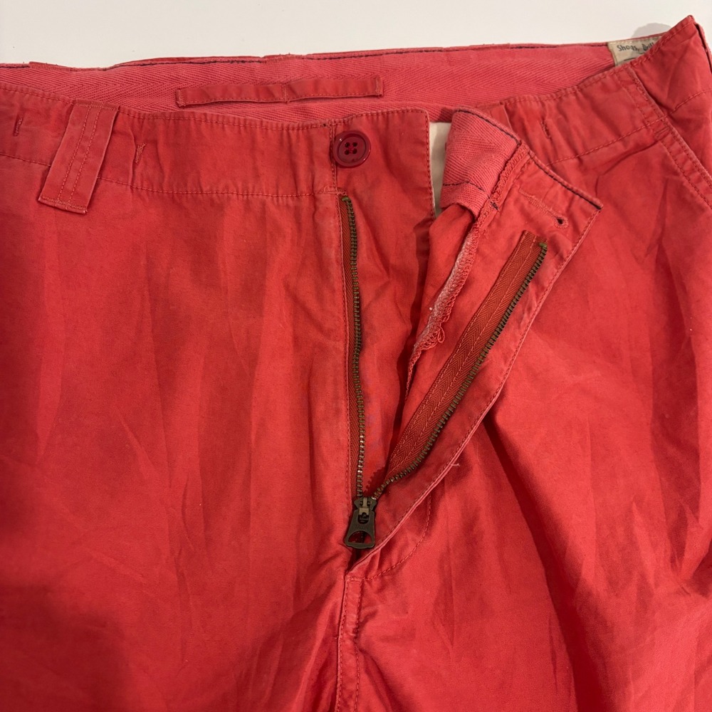 Polo Ralph Lauren Cargo Shorts Mens Size 36 Red Pockets Longer Inseam 10 inches - Picture 7 of 10